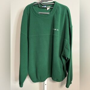 Reebok Men's Forest Green Crewneck Fleece